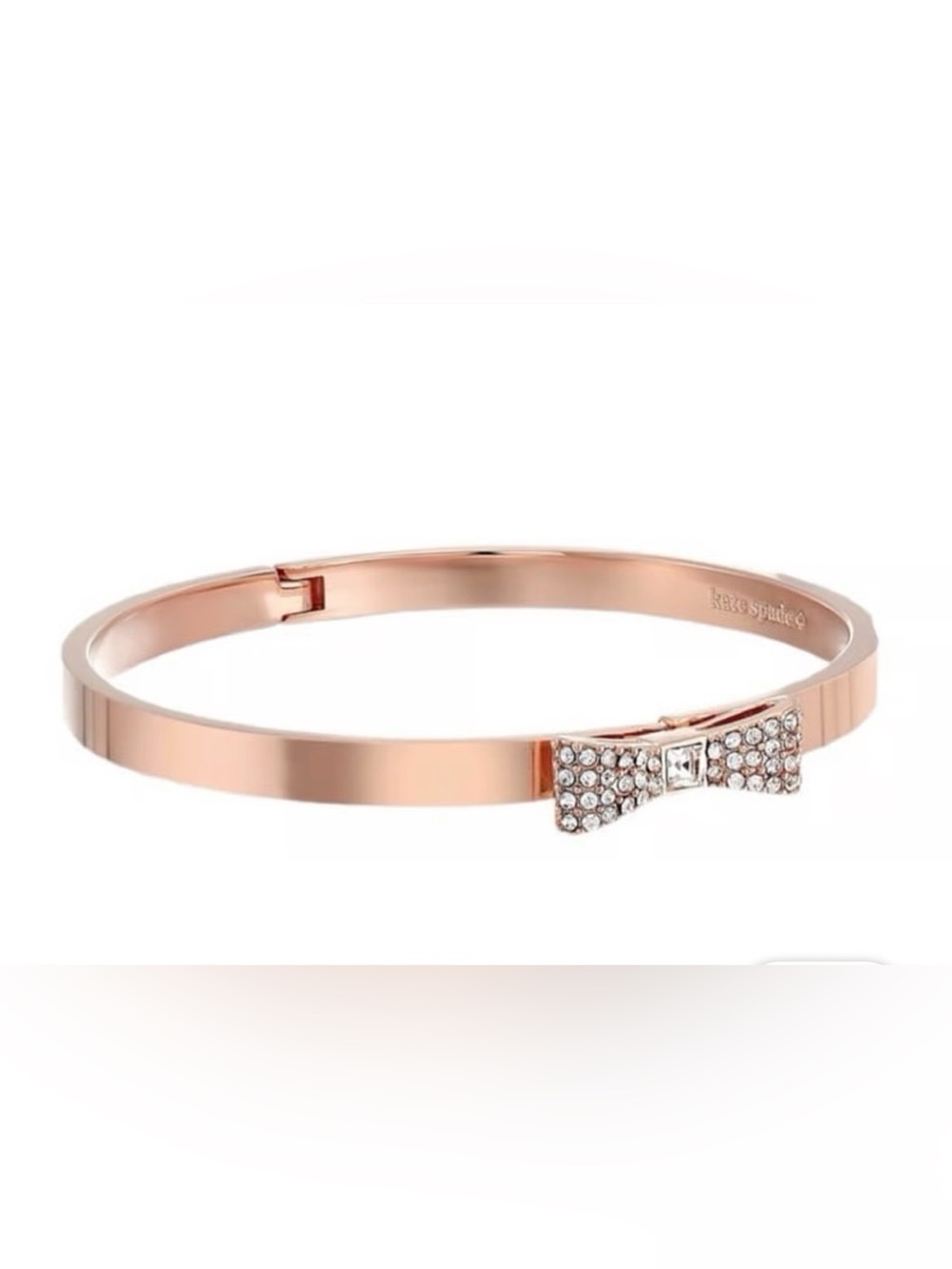 ♠️ New Kate Spade Ready Set Bow Rose Gold Bangle •NWT